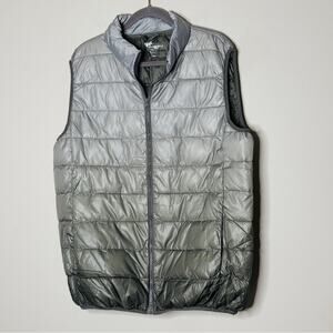 Jackson Hole Outerwear Olive Green Ombre Puffer Vest Mens Size XXL